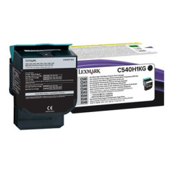 LEXMARK C540, C543, C544, X543, X544 cartouche de toner noir haute capacité 2.500 pages pack de 1 retour programme