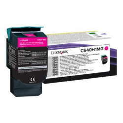 LEXMARK C540, C543, C544, X543, X544 cartouche de toner magenta haute capacité 2.000 pages pack de 1 retour programme
