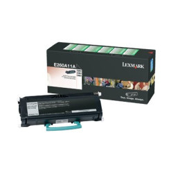LEXMARK E260 E360 E460 cartouche de toner noir capacité standard 3.500 pages pack de 1 retour programme