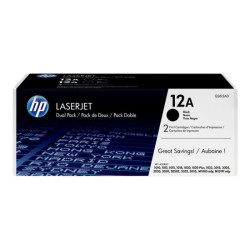 HP 12AD original Laserjet Toner cartridge Q2612AD black standard capacity 2 x 2.000 pages 2-pack