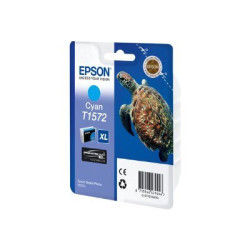EPSON T1572 cartouche de encre cyan capacité standard 1-pack blister sans alarme