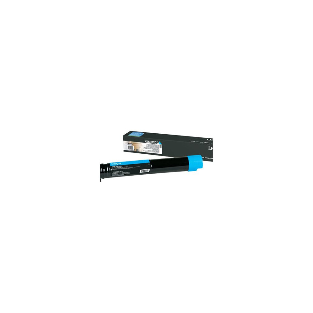 LEXMARK X950, X952, X954 cartouche de toner cyan très haute capacité 22.000 pages pack de 1