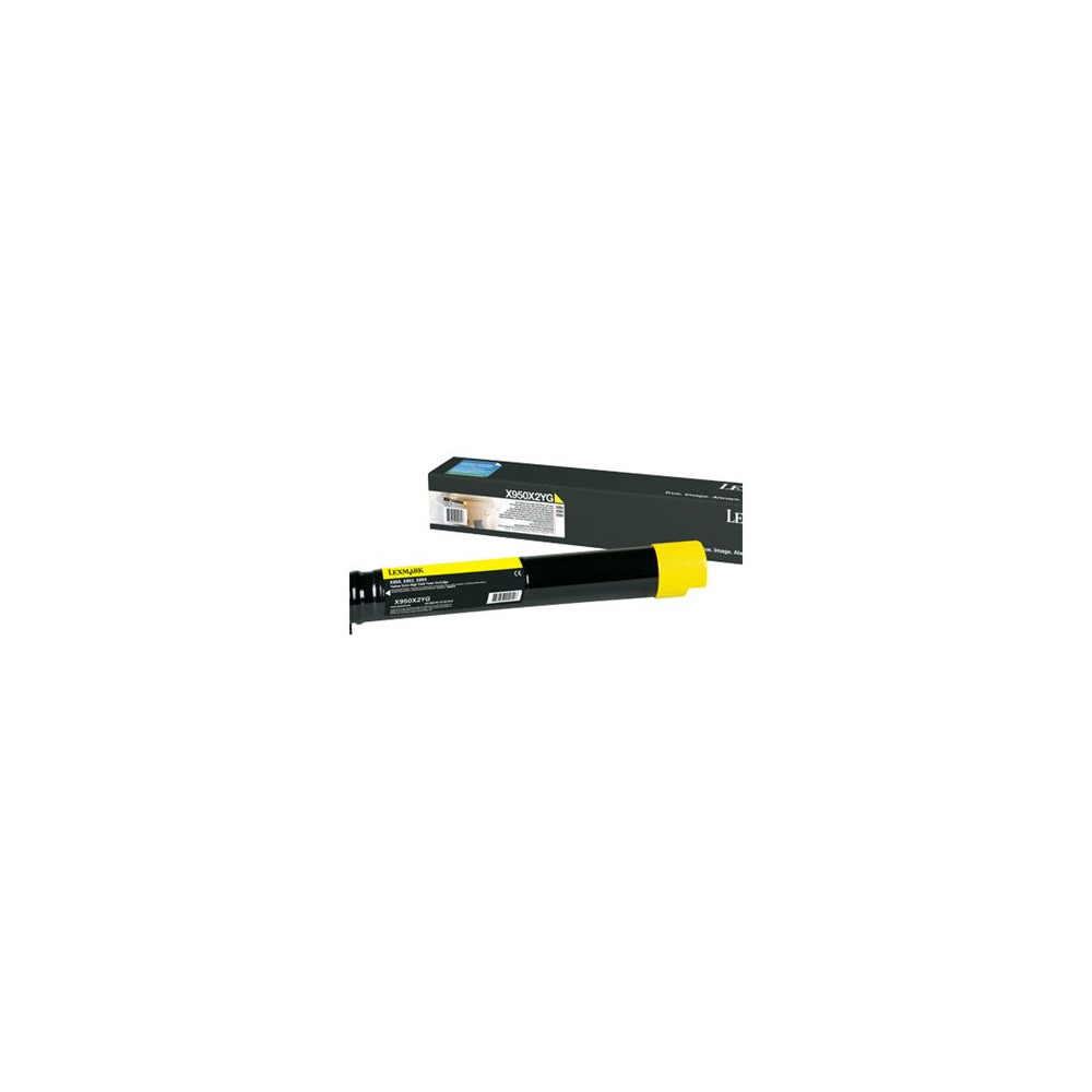 LEXMARK X950, X952, X954 cartouche de toner jaune très haute capacité 22.000 pages pack de 1