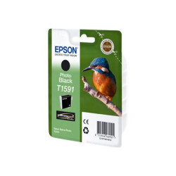 EPSON 5LB T1591 photo ink cartridge black standard capacity 17 ml. 1-pack blister without alarm Stylus Photo R2000