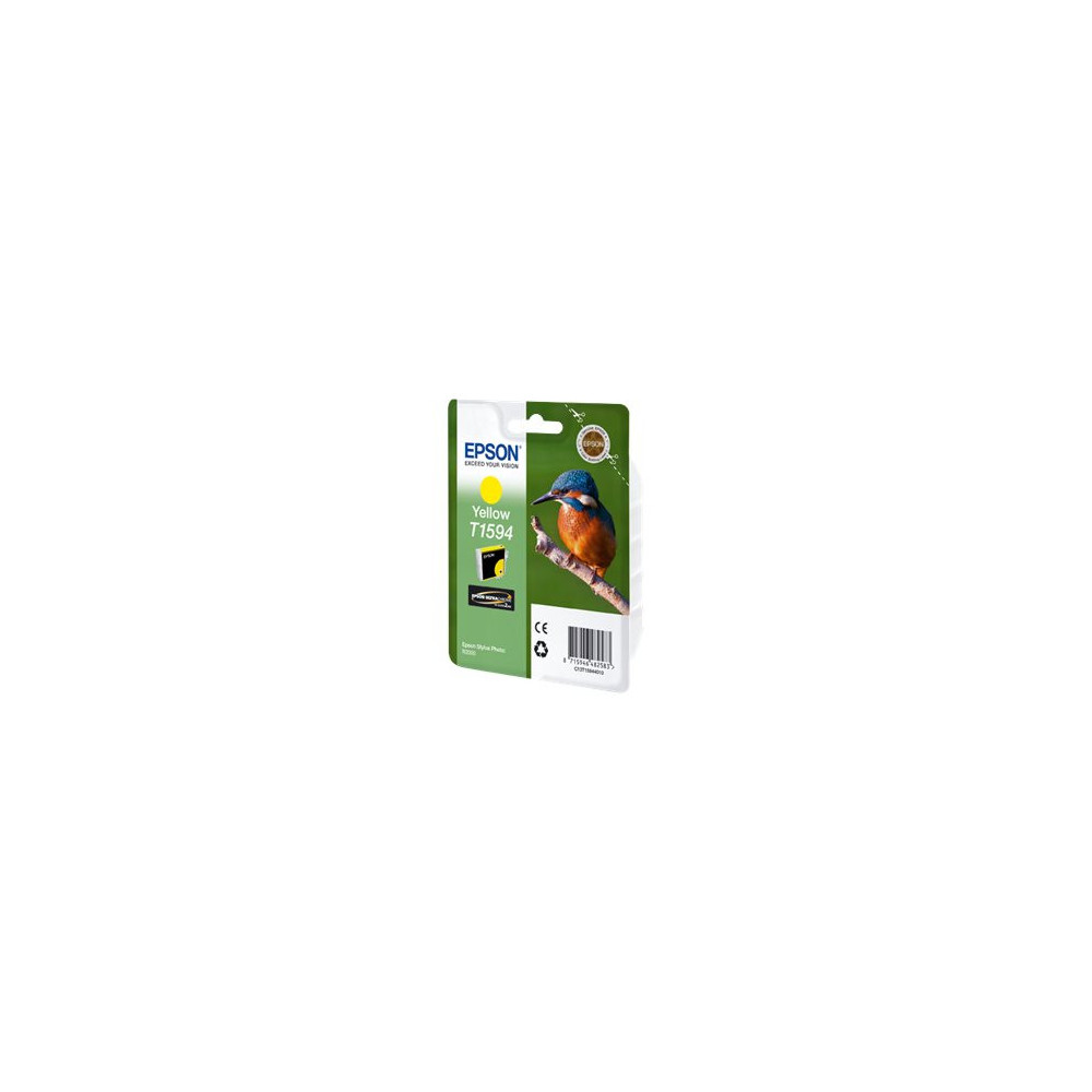 EPSON T1594 cartouche d encre jaune capacité standard 1-pack blister sans alarme Stylus Photo R2000