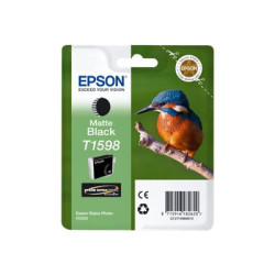 EPSON T1598 cartouche d encre noir mat capacité standard 1-pack blister sans alarme Stylus Photo R2000 redeal.fr