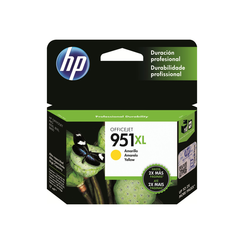 HP 951XL original Ink cartridge CN048AE BGX yellow high capacity 1.500 pages 1-pack Officejet