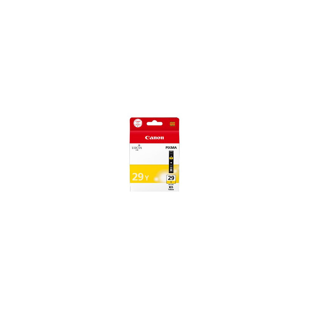 CANON PGI-29 Y cartouche d encre jaune capacité standard 1.420 pictures pack de 1