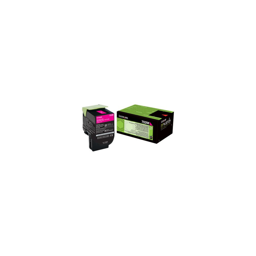 LEXMARK 702M cartouche de toner magenta 1.000 pages retour program redeal.fr