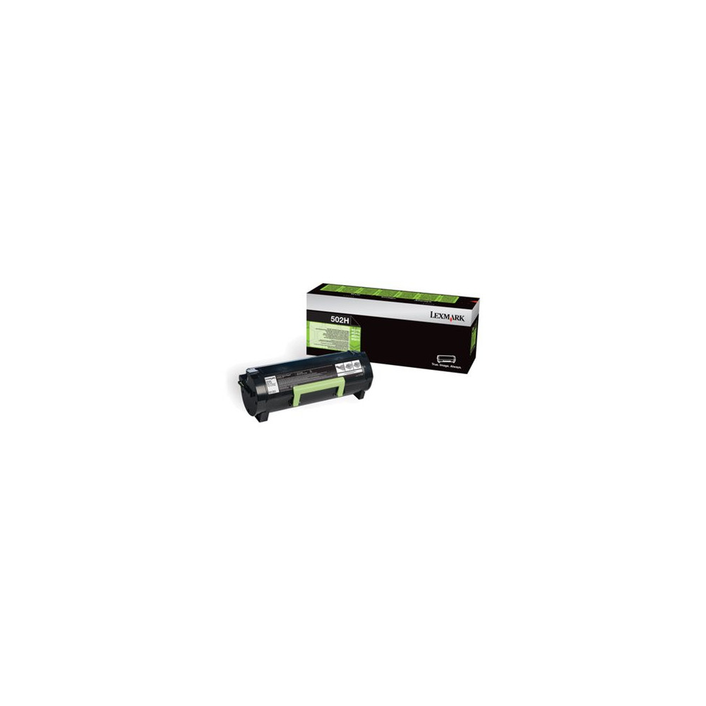 LEXMARK 502H cartouche de toner noir haute capacité 5.000 pages pack de 1 retour program redeal.fr