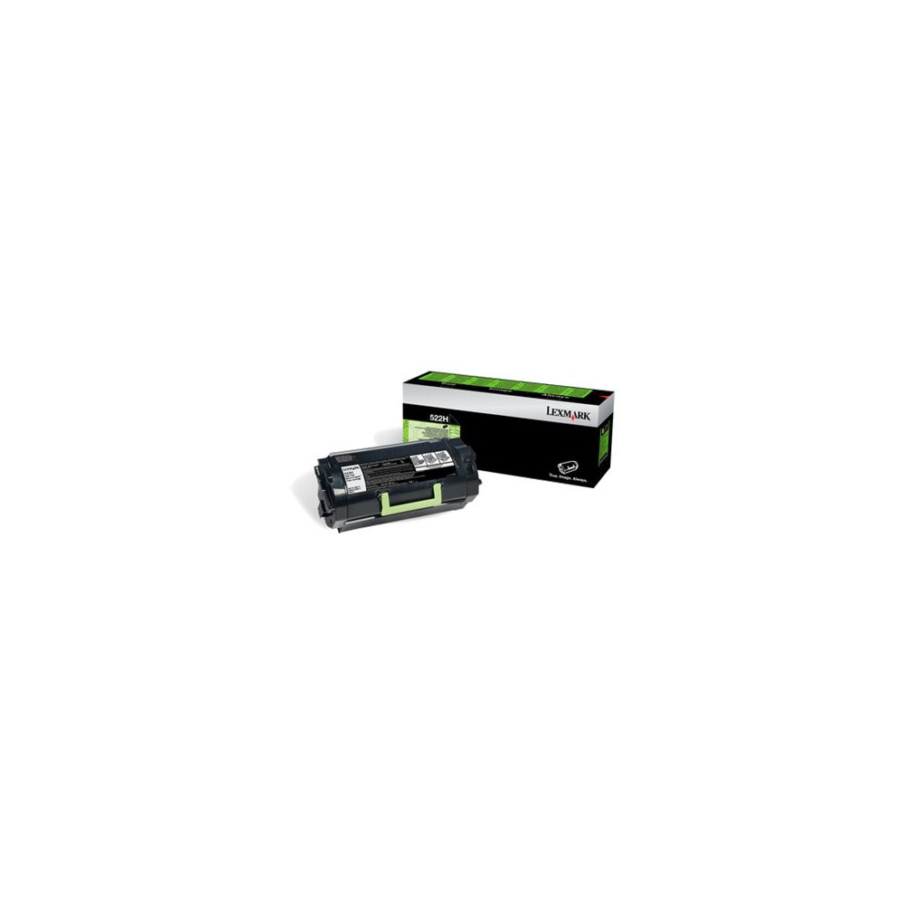 LEXMARK 522H cartouche de toner noir haute capacité 25.000 pages pack de 1 retour program redeal.fr