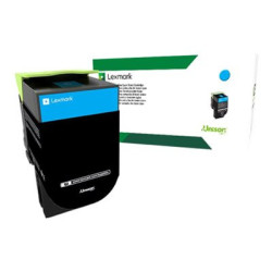 LEXMARK 802HC cartouche de toner cyan capacité standard 3.000 pages pack de 1 retour program
