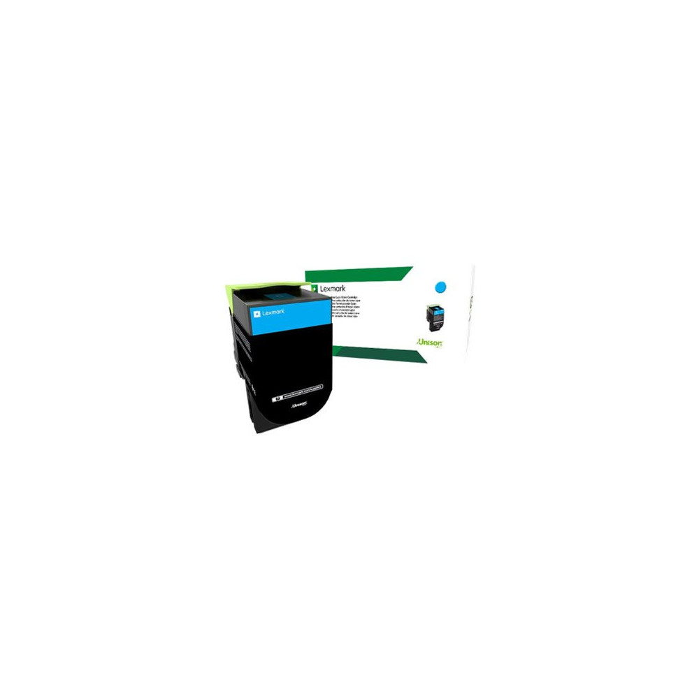 LEXMARK 802HC cartouche de toner cyan capacité standard 3.000 pages pack de 1 retour program