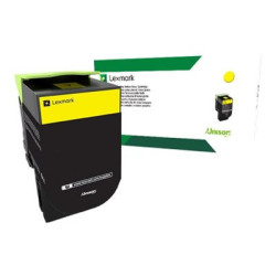LEXMARK 802HY cartouche de toner jaune haute capacité 3.000 pages pack de 1 retour program redeal.fr