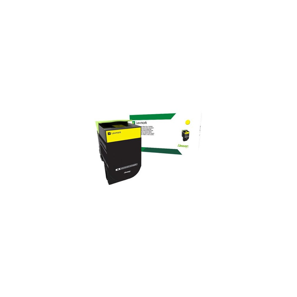 LEXMARK 802HY cartouche de toner jaune haute capacité 3.000 pages pack de 1 retour program redeal.fr