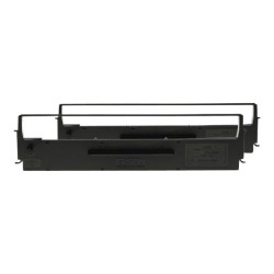 EPSON LX-350/300+/300+II ruban encreur noir 2 x4.000.000 char. pack de 2