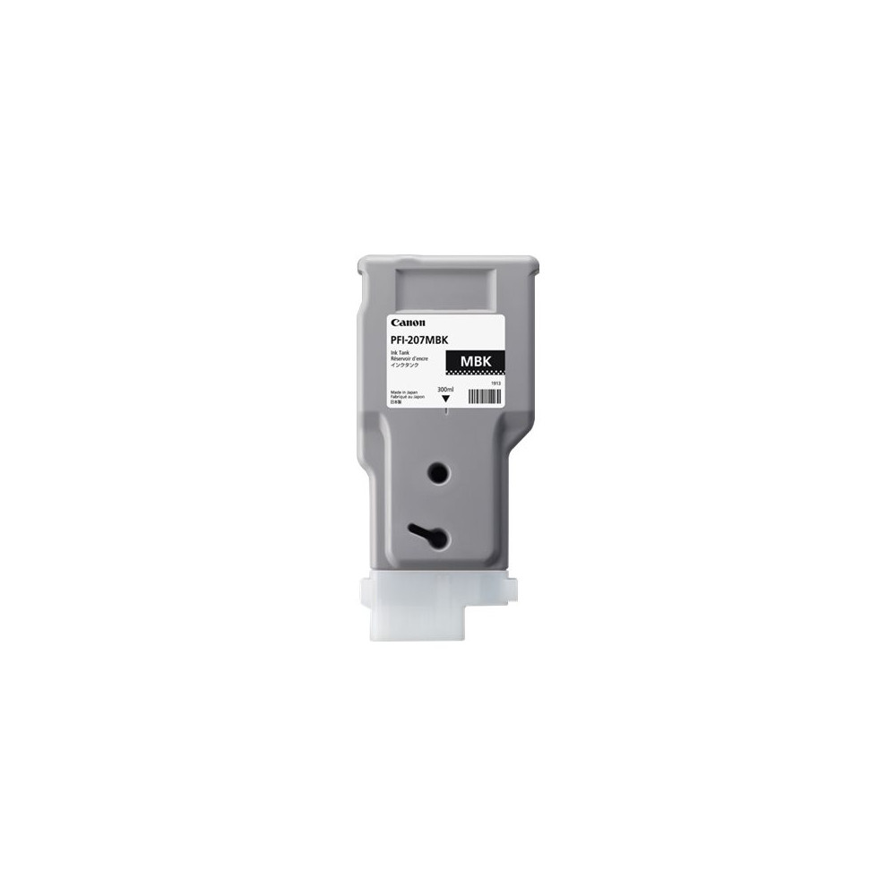 CANON PFI-207MBK cartouche dencre noir mat capacité standard 300ml pack de 1
