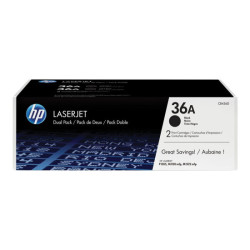 HP 36AD original LaserJet Toner cartridge CB436AD black standard capacity 2 x 2000 pages 2-pack