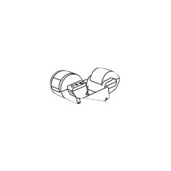 BROTHER RB-PP2RD Farbband for Plastik Film Bandkassette red