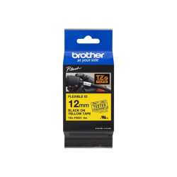 BROTHER P-TOUCH TZE-FX631 noir sur jaune  12mm