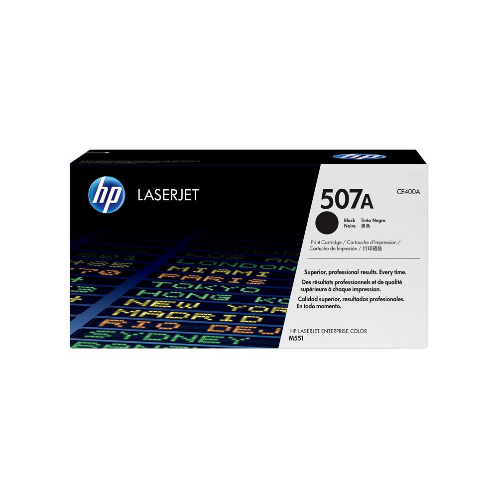 HP 507A original original Toner cartridge CE400A black standard capacity 5.500 pages 1-pack