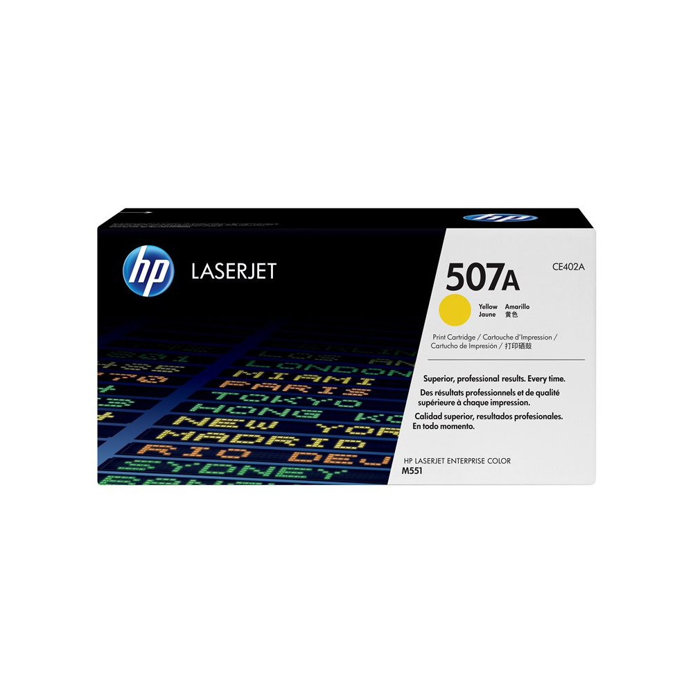 HP 507A original Toner cartridge CE402A yellow standard capacity 6.000 pages 1-pack