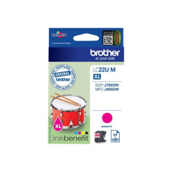 BROTHER LC22UM Cartouche de encre Magenta, 1200 pages pour DCP-J785DW et MFC-J985DW