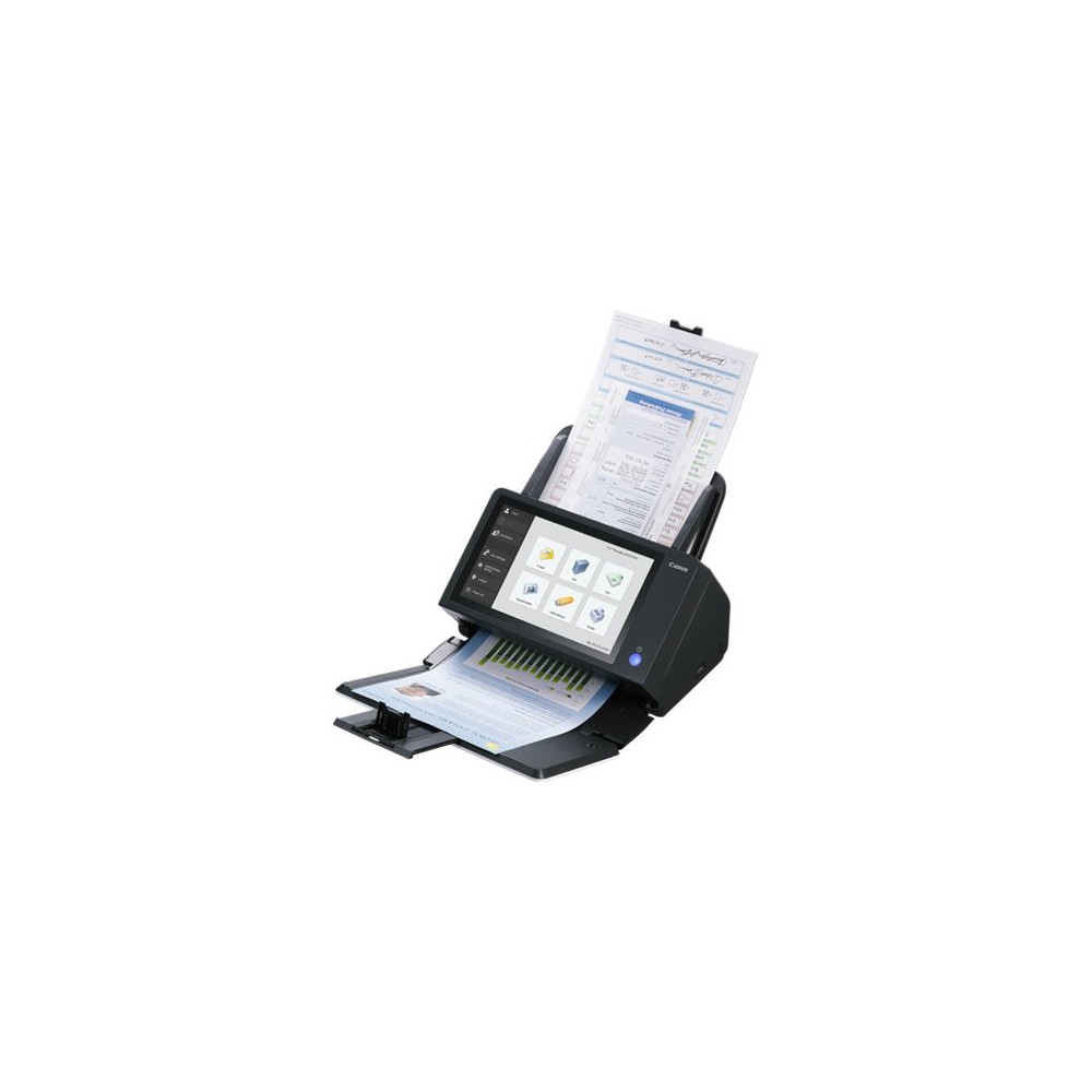 CANON ScanFront 400 Document scanner CMOS/CIS Duplex 216x3048mm 600x600dpi 45ppm ADF 60sheets 6000scans/d USB 2.0 LAN