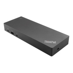 LENOVO ThinkPad Hybrid USB-C avec USB-A Dock - Station daccueil - USB-C - 2 x HDMI, 2 x DP - GigE - 135 Watt - ThinkRed