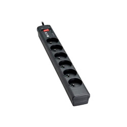 EATON Multiprises parafoudre 10A Protection Strip 6 prises FR avec protection de ligne Tel/Internet