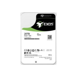 SEAGATE Exos X20 20To HDD SAS 12Gb/s 7200RPM 256Mo cache 3.5p 24x7 512e/4KN