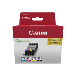 CANON CLI-571 Ink Cartridge C/M/Y/BK MULTI BL SEC redeal.fr