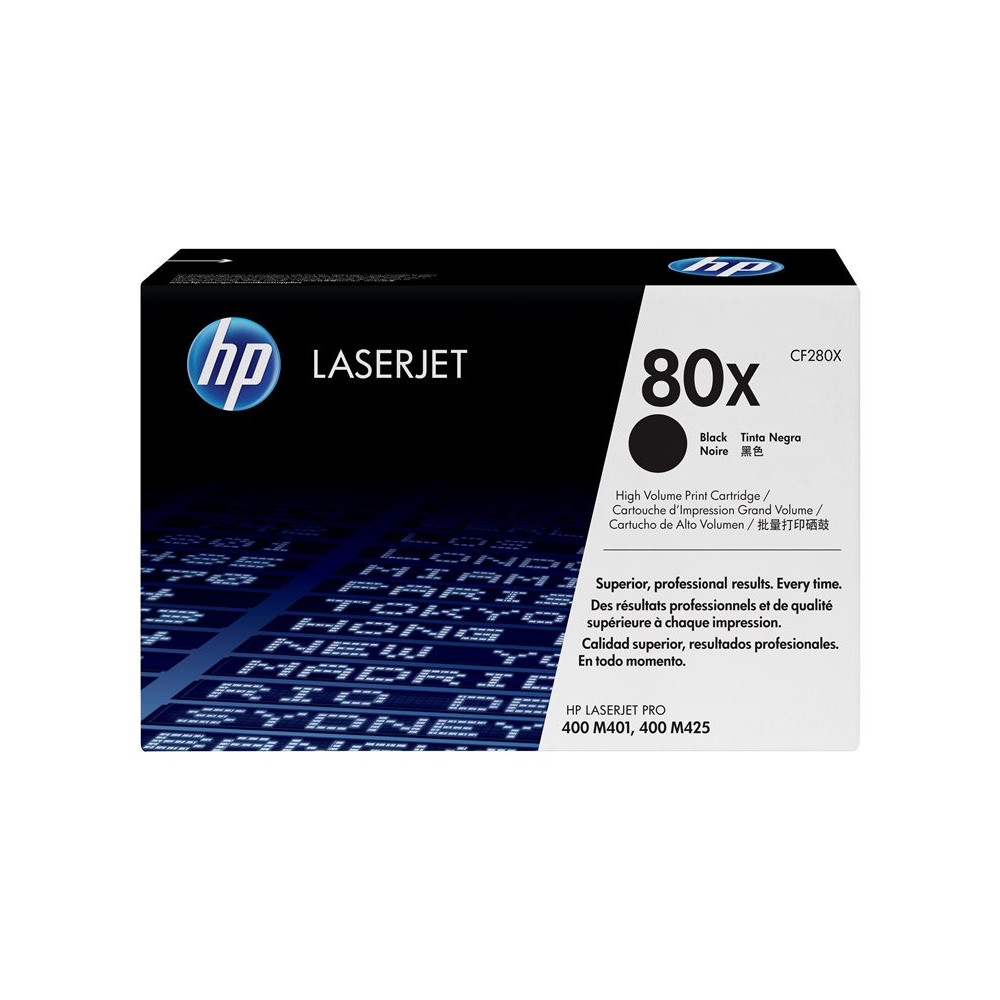 HP 80X original Toner cartridge CF280X black high capacity 6.900 pages 1-pack