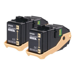 EPSON AL-C9300N cartouche de toner noir capacité standard 2 x 6.500 pages pack de 2 redeal.fr