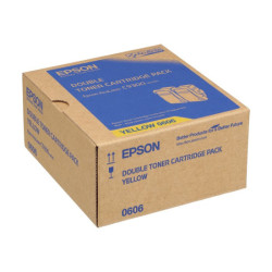 EPSON AL-C9300N cartouche de toner jaune capacité standard 2 x 7.500 pages pack de 2