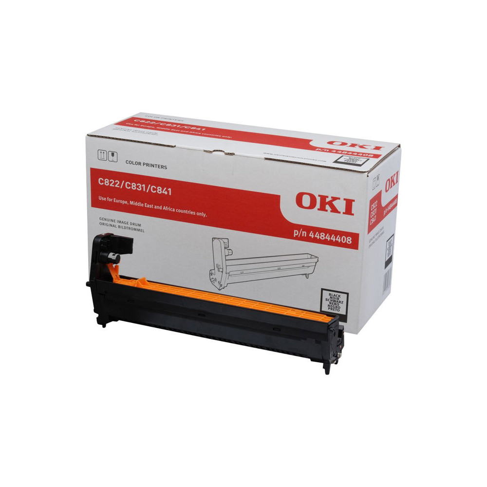 OKI C822 tambour noir capacité standard 30.000 pages pack de 1 C822/C831/C841 series