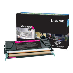 LEXMARK X748 10K cartouche de toner magenta haute capacité 10.000 pages pack de 1 With returnprogram redeal.fr