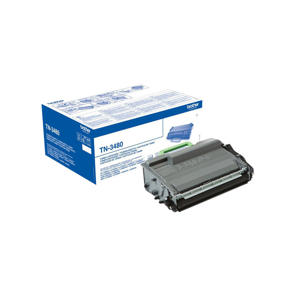 BROTHER TN3390 Kit Toner TN3390 12 000 pages selon ISO19752 pour HL6180DW/ DCP8250DN/ MFC8950DW