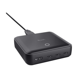 TRUST Chargeur de bureau universel MAXO USB-C 100 watts Apple PC… 4 ports - Noire redeal.fr