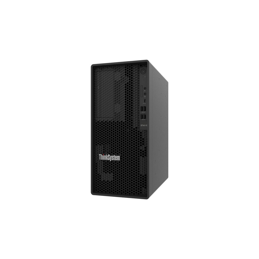LENOVO ISG ThinkSystem ST45 V3 AMD EPYC 4124P 4C 3.8GHz 16Mo Cache 65W No RAID 2x1To SATA 1x16Go 500W No DVD 3 year