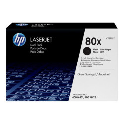 HP 80XD original Toner cartridge CF280XD black high capacity 2 x 6.900 pages 2-pack