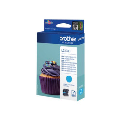 BROTHER LC-123 cartouche dencre cyan capacité standard 600 pages pack de 1