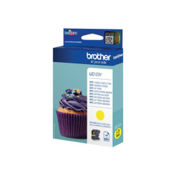 BROTHER LC-123 cartouche dencre jaune capacité standard 600 pages pack de 1