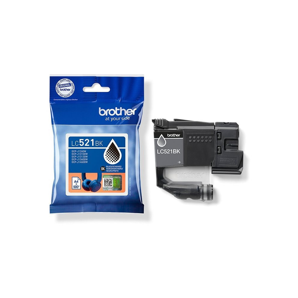 BROTHER Black ink cartridge yield up to 500 pages redeal.fr