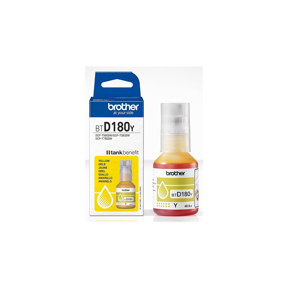 BROTHER Yellow ink bottle yield up to 5.000 pages redeal.fr