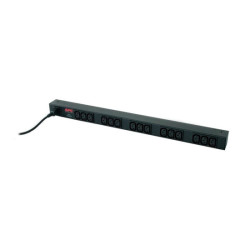 APC BANDEAU DE PRISES BASIQUE - IEC C14 EN ENTREE - 15 SORTIE IEC C13 - 16A - 230V - RACK ZERO U VERTICAL redeal.fr