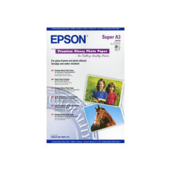 EPSON brillant photo papier inkjet 250g/m2 A3+ 20 feuilles pack de 1