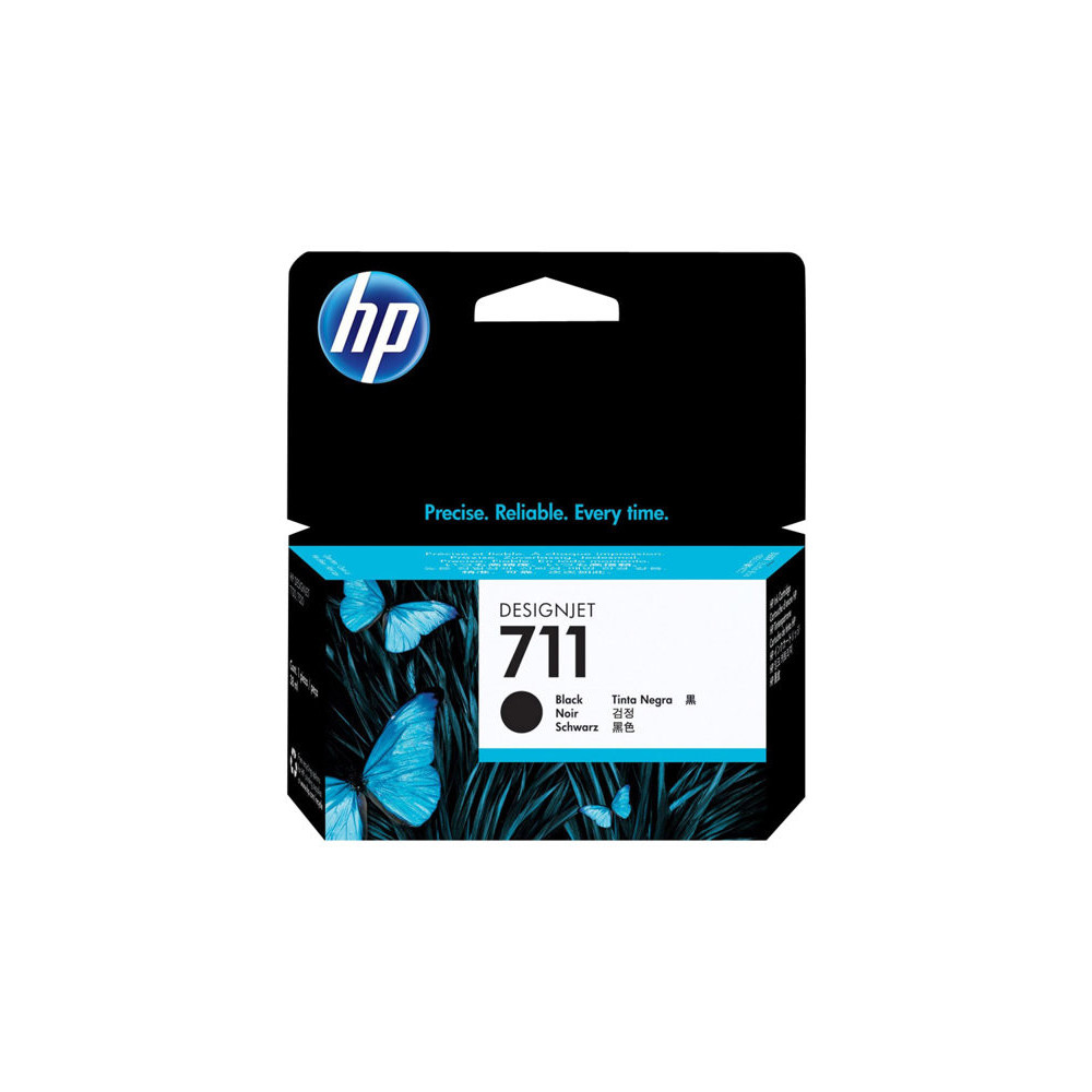 HP 711 original Ink cartridge CZ129A black standard capacity 38ml 1-pack