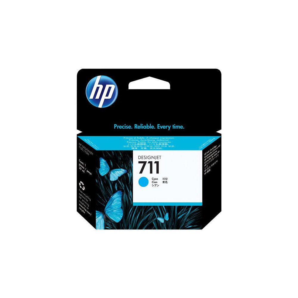 HP 711 original Ink cartridge CZ130A cyan standard capacity 29ml 1-pack