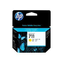 HP 711 original Ink cartridge CZ132A yellow standard capacity 29ml 1-pack